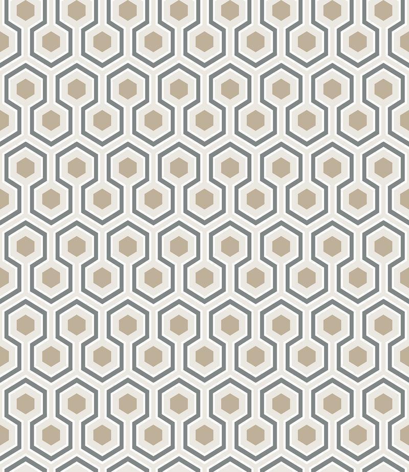 Cole and Son - Tapete Hicks Hexagon Wallpaper-Tapeten-Cole & Son-TOJU Interior