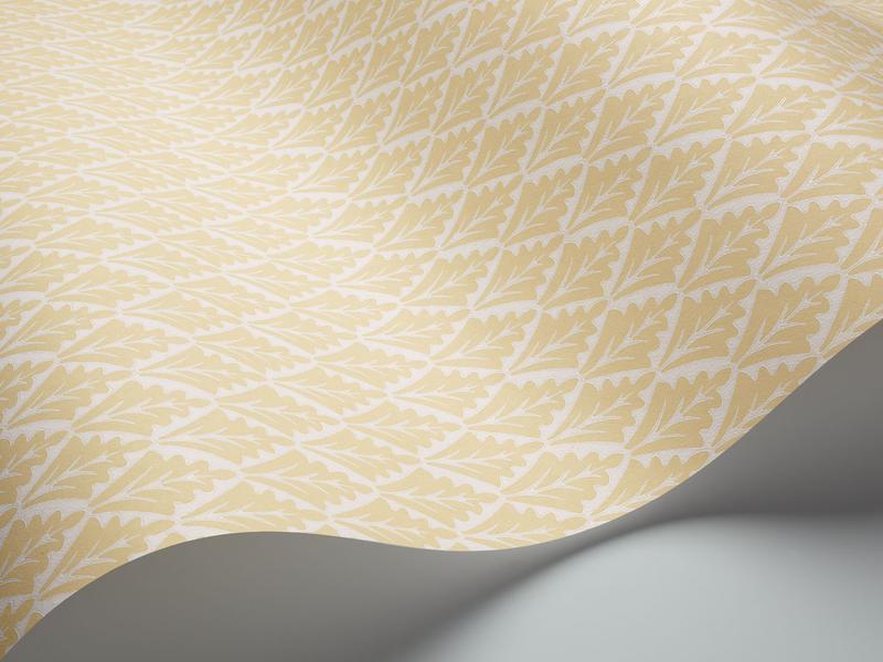 Cole and Son - Tapete Lee Priory Wallpaper-Tapeten-Cole & Son-Chalk & Yellow S88/6023-TOJU Interior