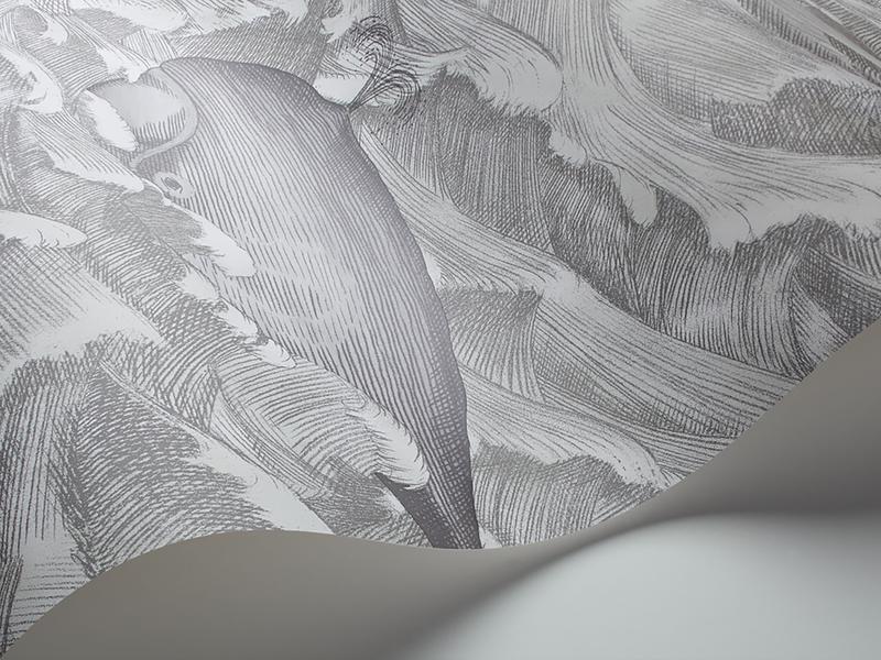 Cole and Son - Tapete Melville Wallpaper-Tapeten-Cole & Son-Soot & Snow S103/1004-TOJU Interior