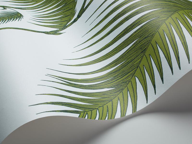 Cole and Son - Tapete Palm Leaves Wallpaper-Tapeten-Cole & Son-Leef Green auf See foam 66/2010-TOJU Interior