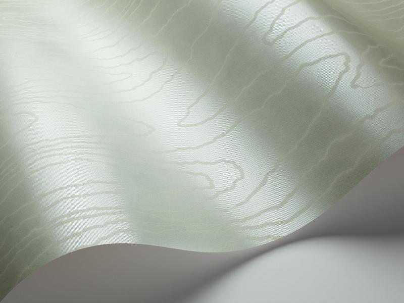 Cole and Son - Tapete Watered Silk Wallpaper-Tapeten-Cole & Son-Mica Duck Egg S106/1013-TOJU Interior