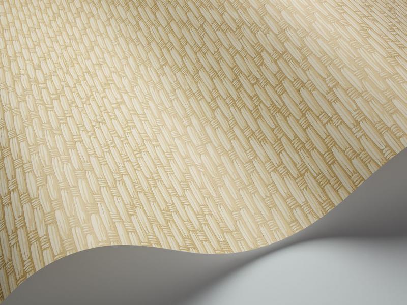 Cole and Son - Tapete Weave Wallpaper-Tapeten-Cole & Son-Yellow S92/9042-TOJU Interior