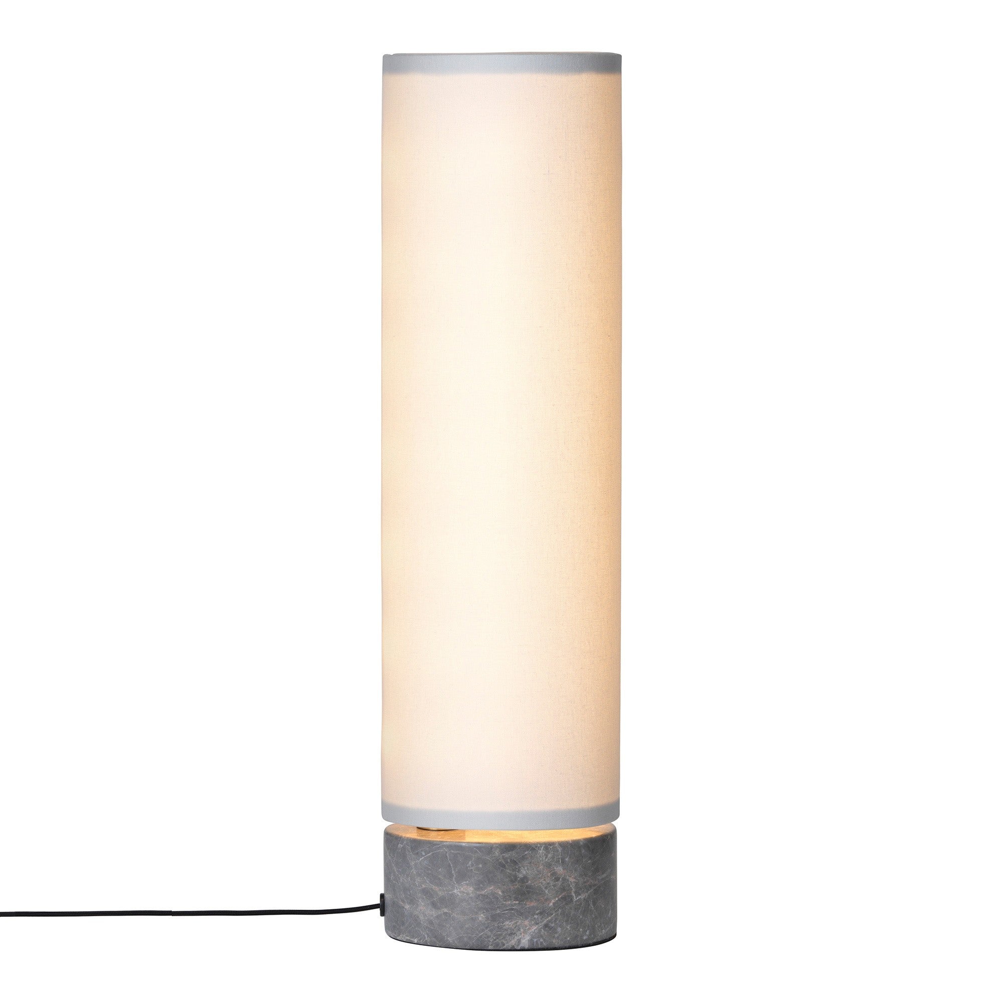 Gubi - Unbound LED Tischleuchte-Gubi-Leinen weiß/Schirm-TOJU Interior