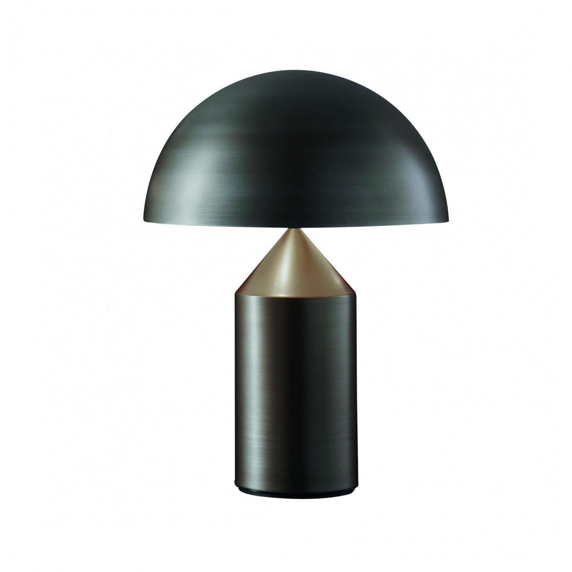 Oluce -Atollo Tischleuchte bronze-Leuchten-Oluce-Atollo 233 - H x Ø 70x50cm/mit Dimmer/ mit E27 Fassung-TOJU Interior