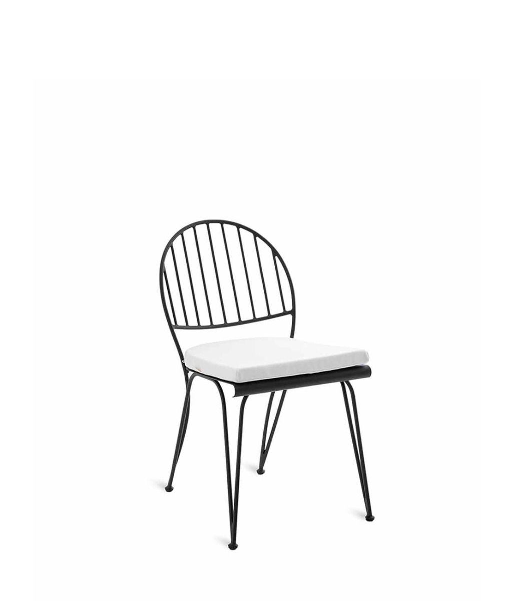 Unopiu - Stuhl Ariete aus Eisen bronze-Stühle-Unopiu-Mit Polster-TOJU Interior