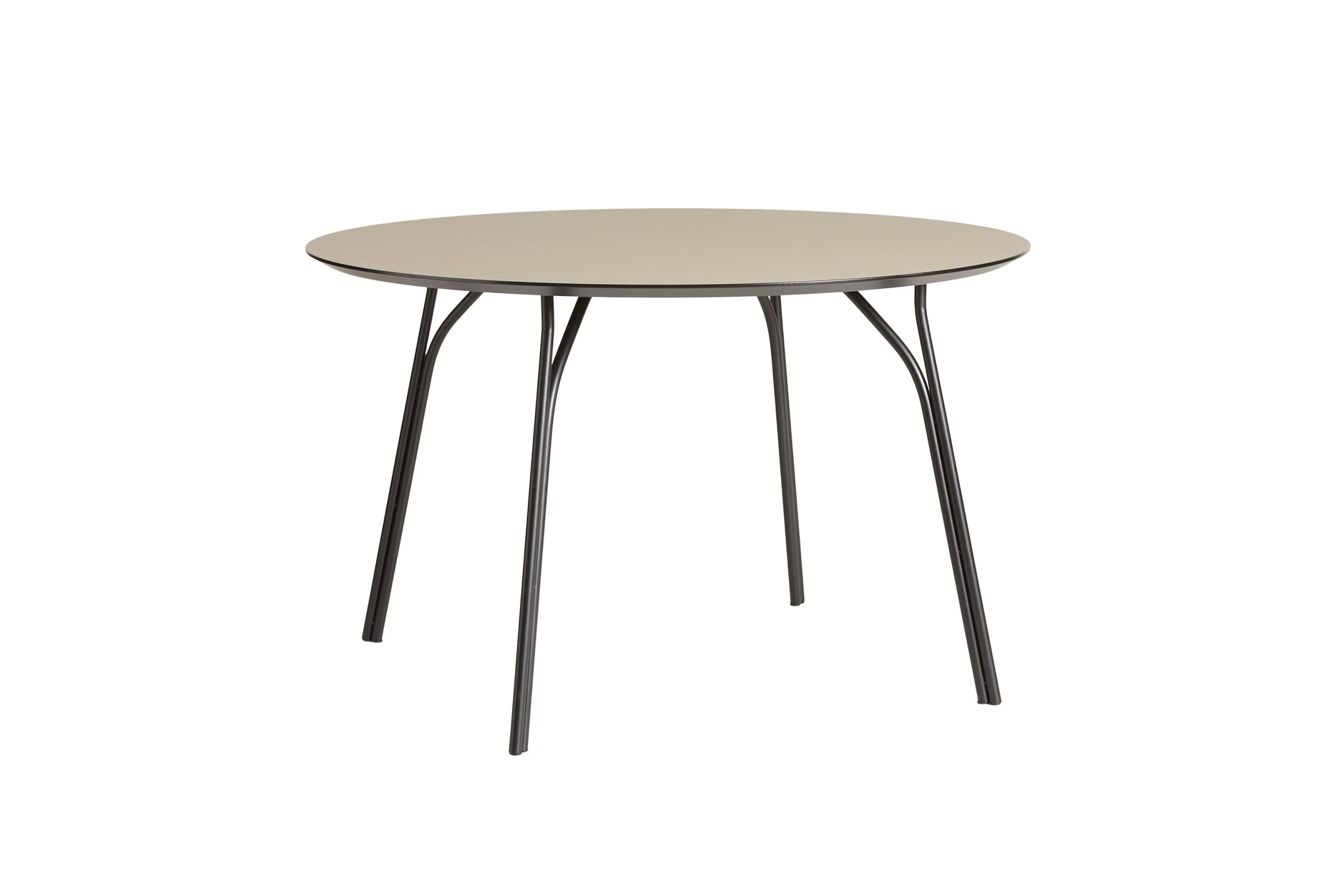 Woud - Tree Tisch 120cm (rund)-Tische-Woud-Beige / schwarz-TOJU Interior