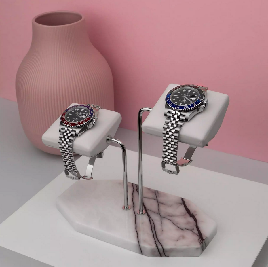 IFL Watches - Watch Stand - Pearl Lilac für 2 Uhren-IFL Watches-TOJU Interior