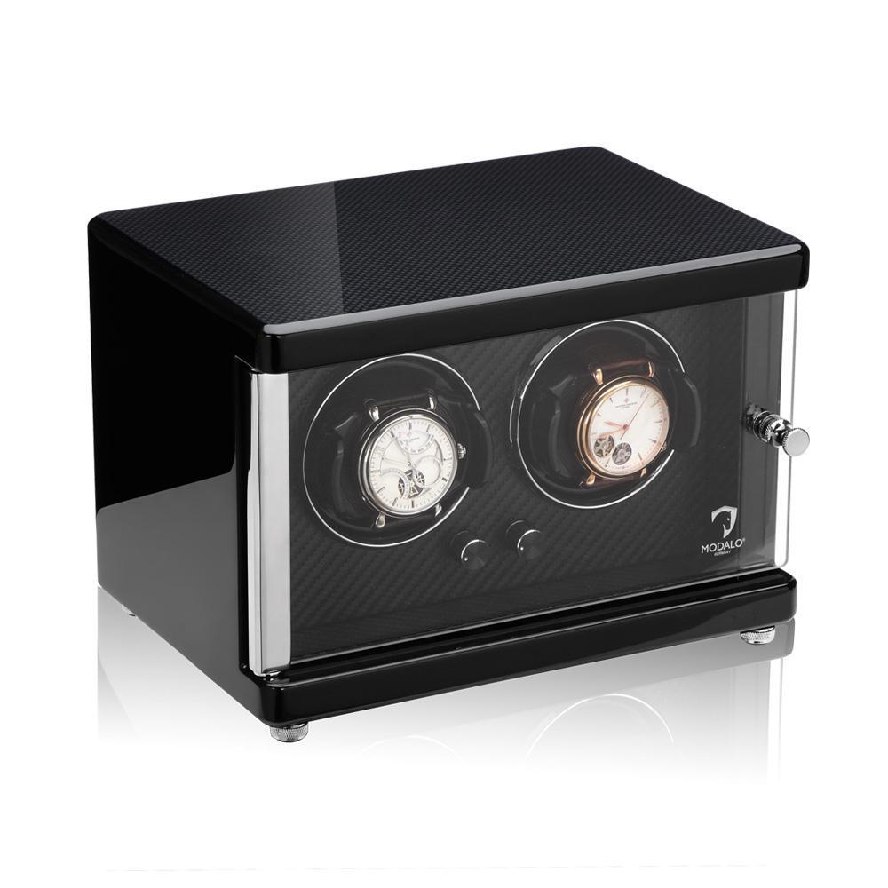 Tourne-montres Modalo Inspiration MV4 Pour 2 Montres Automatiques - Bois Massif, Finition Piano - 6